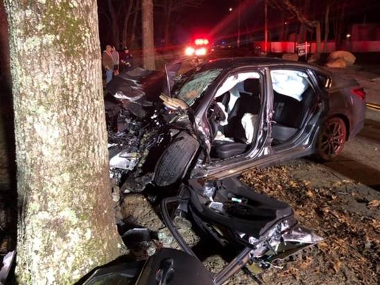  Cranston Police Investigating a Crash That Injured Three Occupants Including a 10-Year-Old Passenger