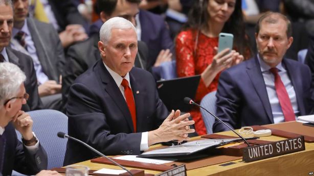  US Vice President Urges UN to Recognize Venezuela’s Guaido