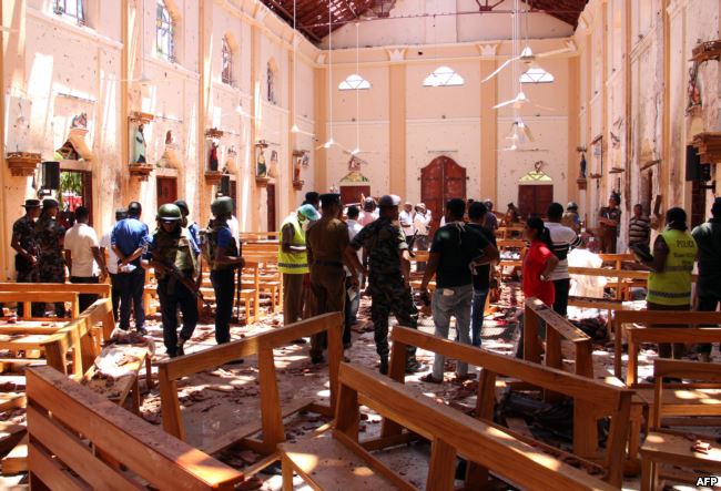  IS Claims Deadly Blasts in Sri Lanka