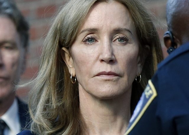 Actor Huffman Starts Serving Prison Time in College Scam Actor Huffman Starts Serving Prison Time in College Scam