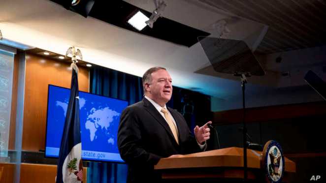  Pompeo Criticizes China’s Decision to Pull Televised Soccer Game