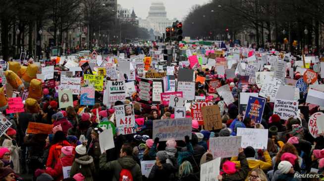  Thousands of Women Gather in US for 4th Annual Women’s March