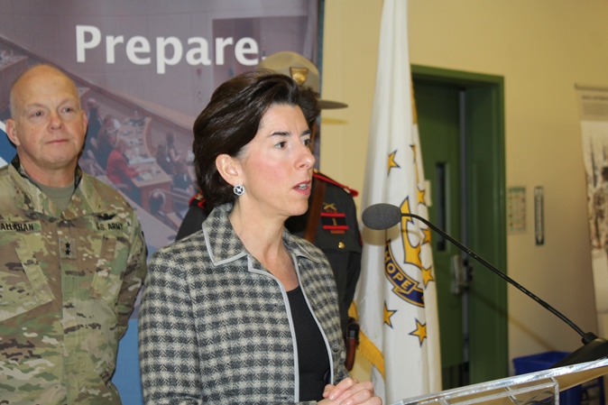  Gov. Gina Raimondo announced Sunday that we are working on plans to provide meals to children and the elderly who are affected by school and senior center closures.