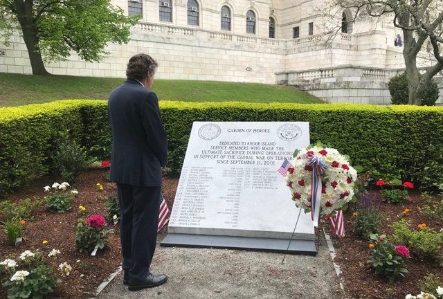 Lt. Governor McKee Hosts Virtual Memorial Day Wreath-Laying Ceremony to Honor Rhode Island’s Fallen Heroes Lt. Governor McKee Hosts Virtual Memorial Day Wreath-Laying Ceremony to Honor Rhode Island’s Fallen Heroes