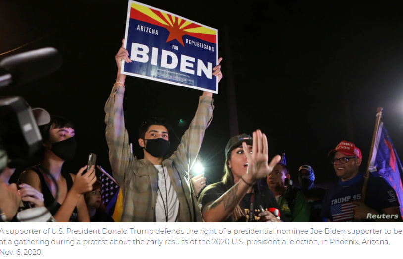  Biden Wins Arizona, Widening Electoral College Lead