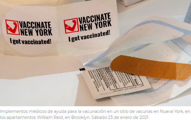  Vacunas contra COVID siguen rezagadas en EE.UU.: funcionarios de Salud