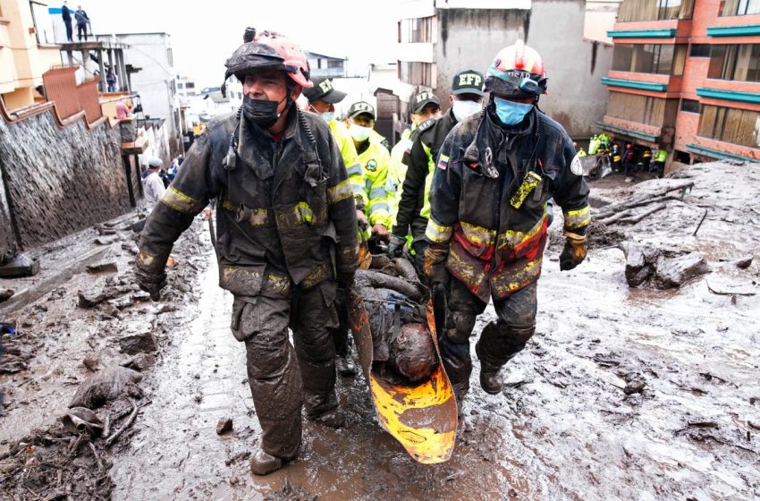  Ecuador: Aluvión deja al menos 18 muertos en Quito