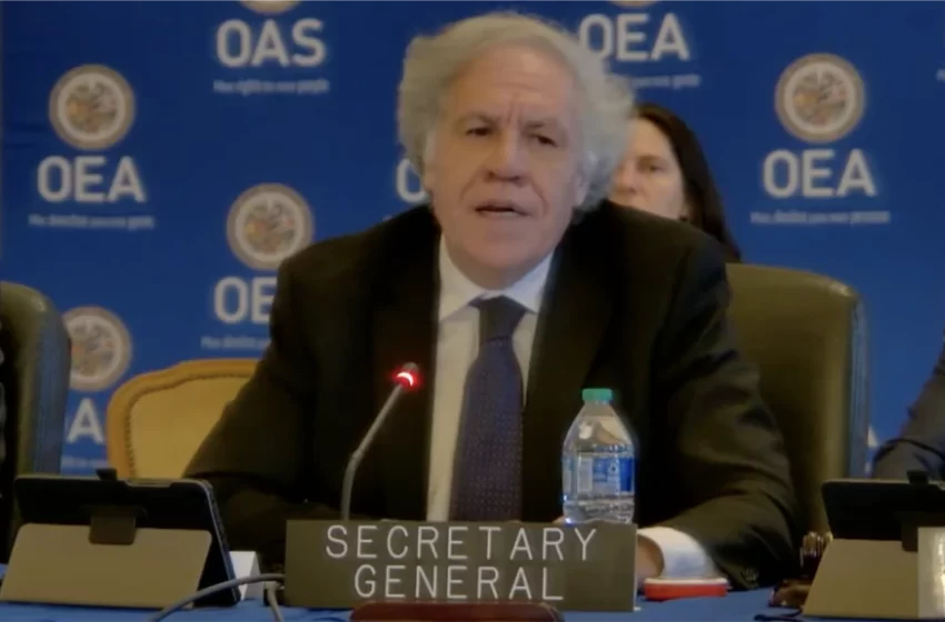  La OEA se compromete a dar “todo el apoyo necesario” para preservar la democracia en Perú