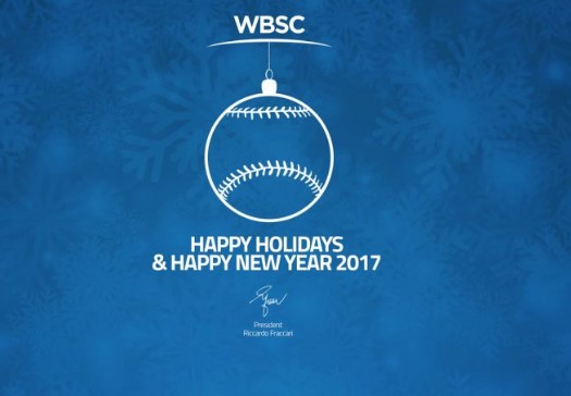  WBSC Season’s Greetings / WBSC les desea Felices Fiestas