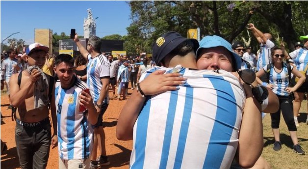  Argentina celebra su tercera Copa del Mundo