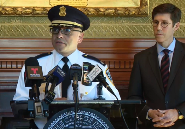  El alcalde Smiley anuncia a Oscar Pérez como el 38° Jefe del Departamento de Policía de Providence