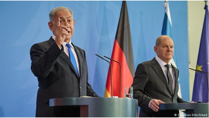  El canciller alemán Olaf Scholz expresa «gran preocupación» por reforma judicial de Netanyahu