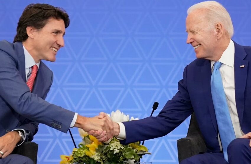  Biden hace este jueves una corta visita a Canadá