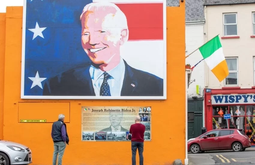  La ciudad irlandesa de los ancestros de Biden espera su llegada con ansias