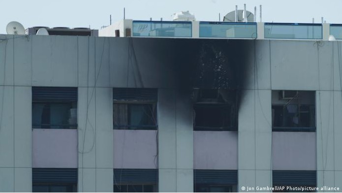 Al menos 16 muertos en el incendio de un edificio en Dubái