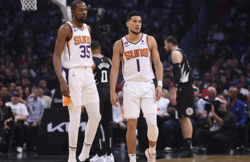  Durant y Booker comandan triunfo de Suns ante unos acorralados Clippers