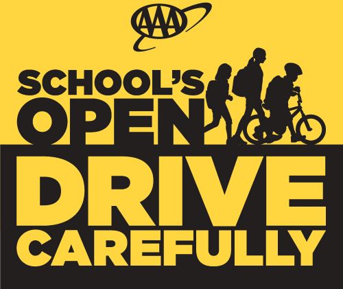  Cuando las escuelas abran, ¡recuerde conducir con cuidado!