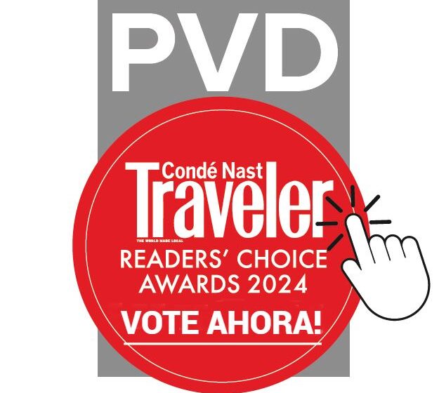  PREMIOS POR VALOR DE $30,000 POR REALIZAR UNA ENCUESTA BREVE. PVD vuelve a competir por el premio al Mejor Aeropuerto en los Readers’ Choice Awards de Condé Nast Traveler