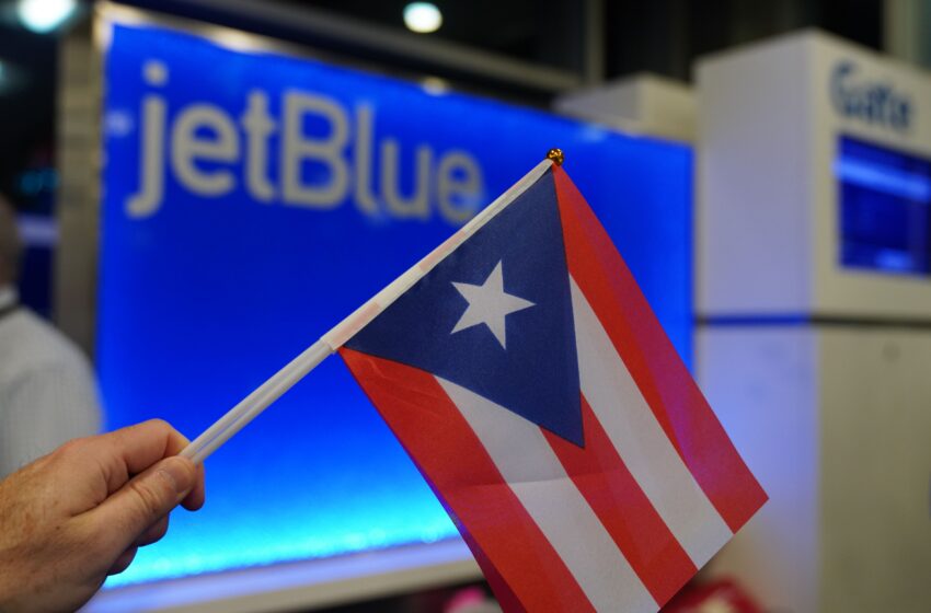  Vuelos diarios sin escalas de Jetblue a Puerto Rico despegan desde el Aeropuerto Internacional T.F. Green