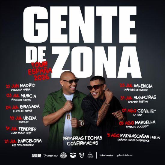  Gente de Zona anuncia su primera gira por España: Tour España 2026